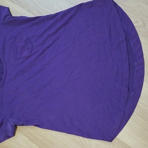 Nike Dri-Fit purple short sleeve basic workout shirt medium - Picture 4 of 10